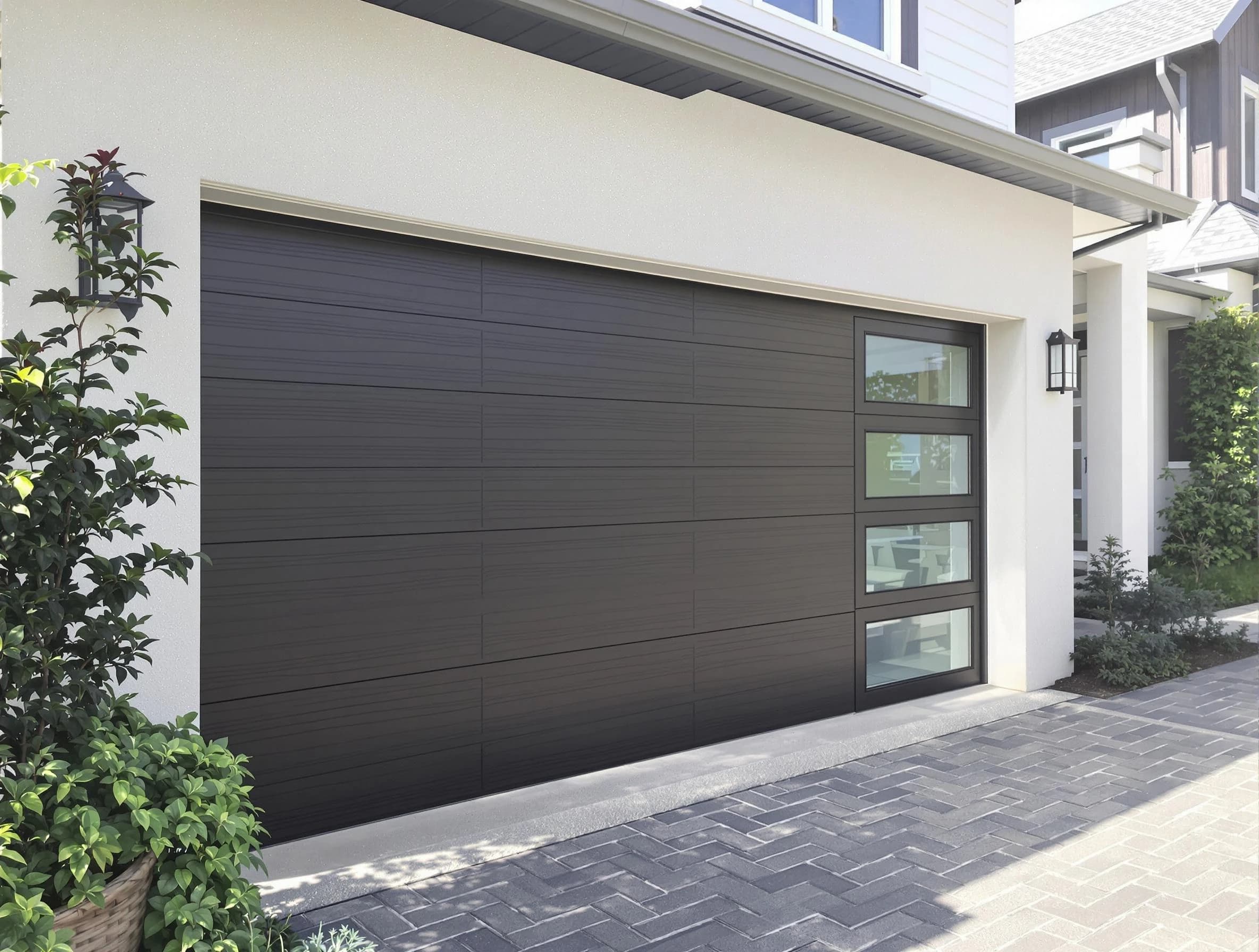 Custom garage door installation by Derby Garage Door Repair in Derby