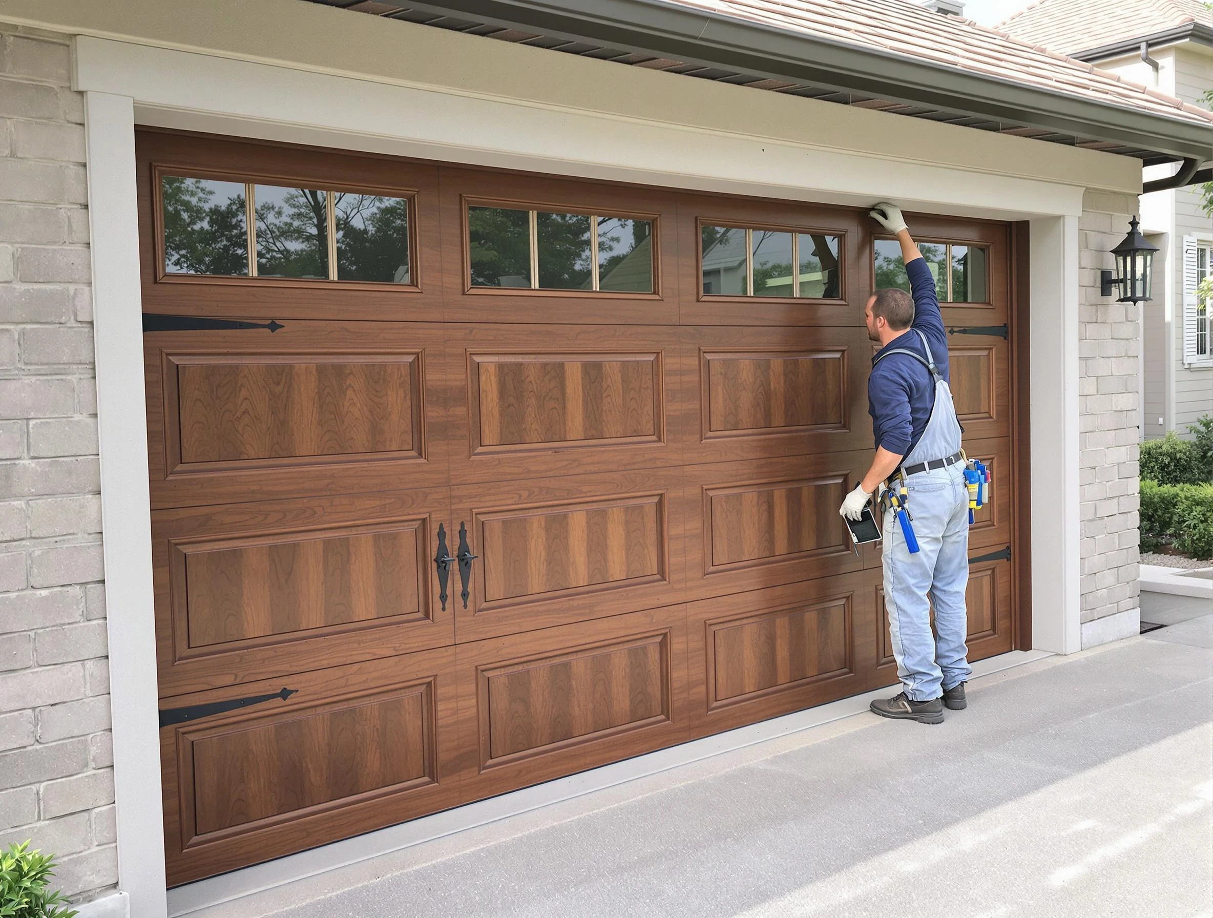 Custom garage door showcase by Derby Garage Door Repair in Derby