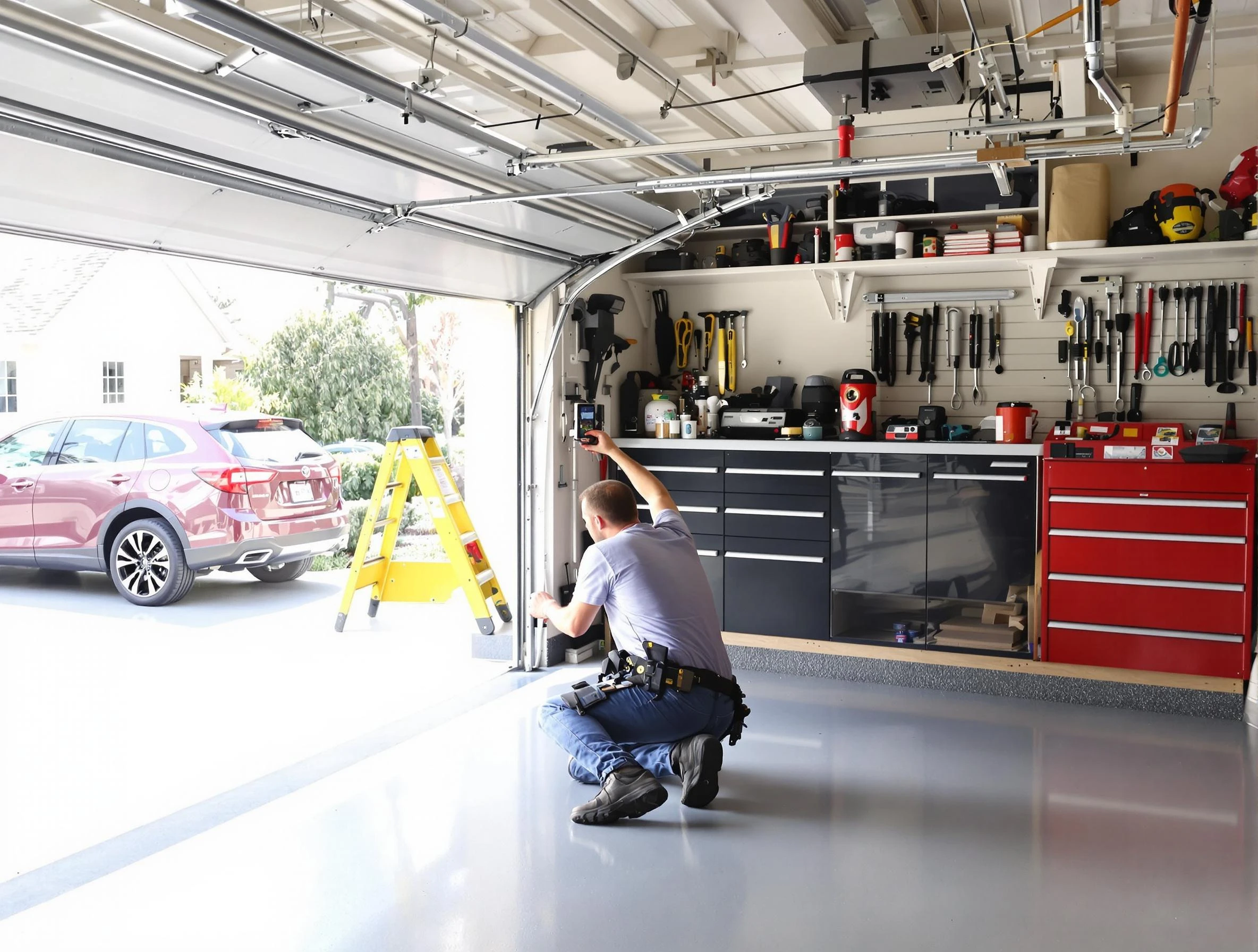 Local garage door repair service by Derby Garage Door Repair in Derby