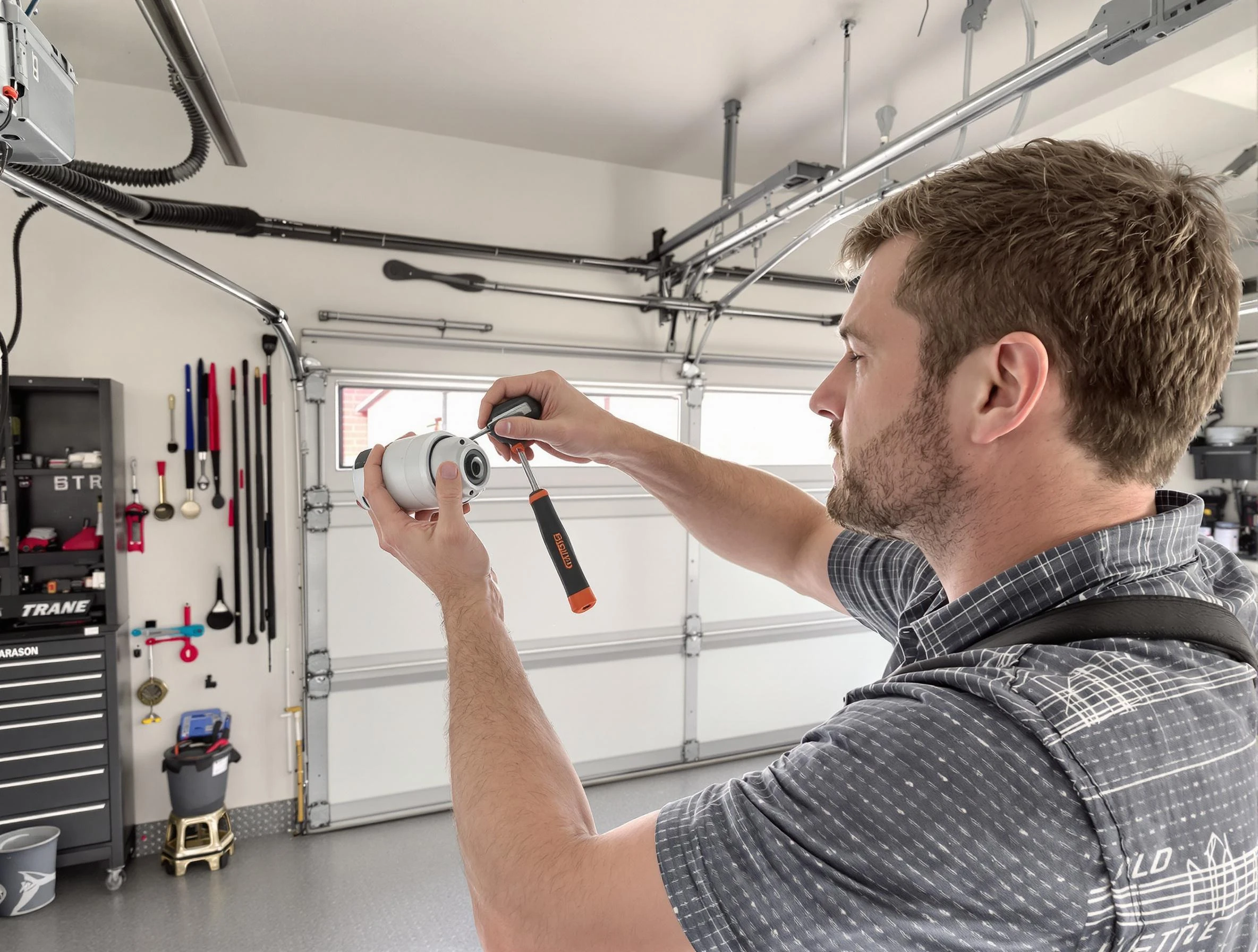 Garage door opener repair service by Derby Garage Door Repair in Derby